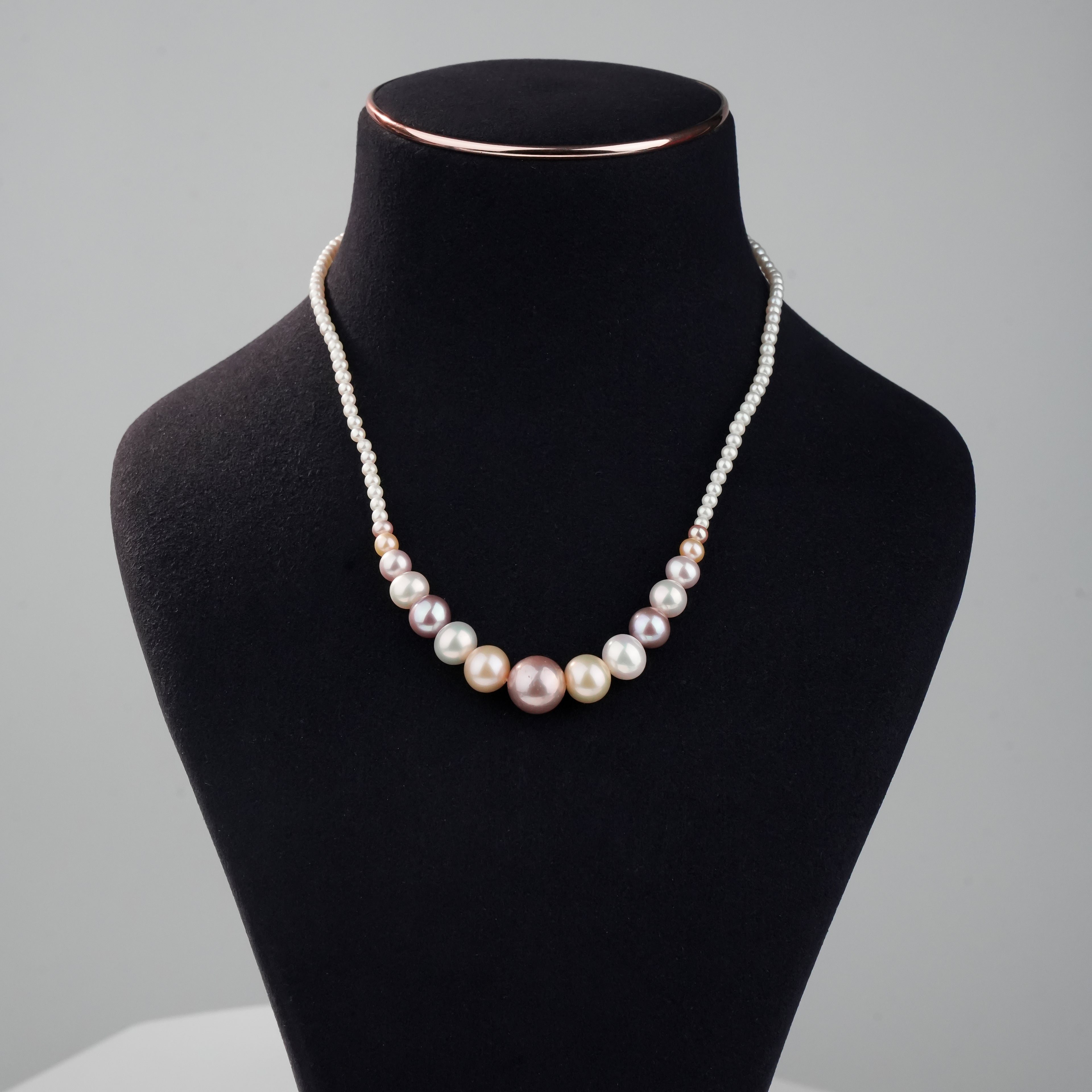 Premium Multicolor Freshwater Pearl Necklace