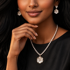 Celestial Radiance Pearl Jewelry Set