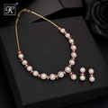 Pearl Bloom Gold-Tone Necklace Set