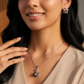 Bronze Grace Swan Pearl Set Freshwater
