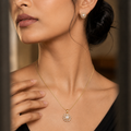 Golden Bloom Pearl Jewelry Set Freshwater
