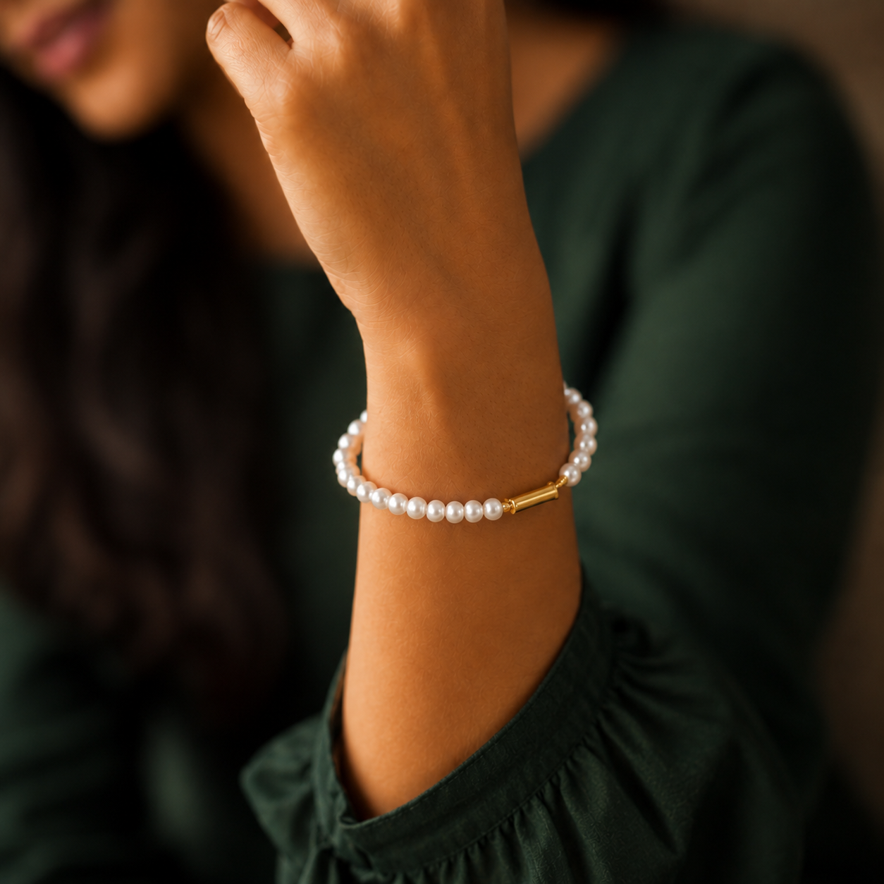 Pearl Serenity: Classic White Pearl