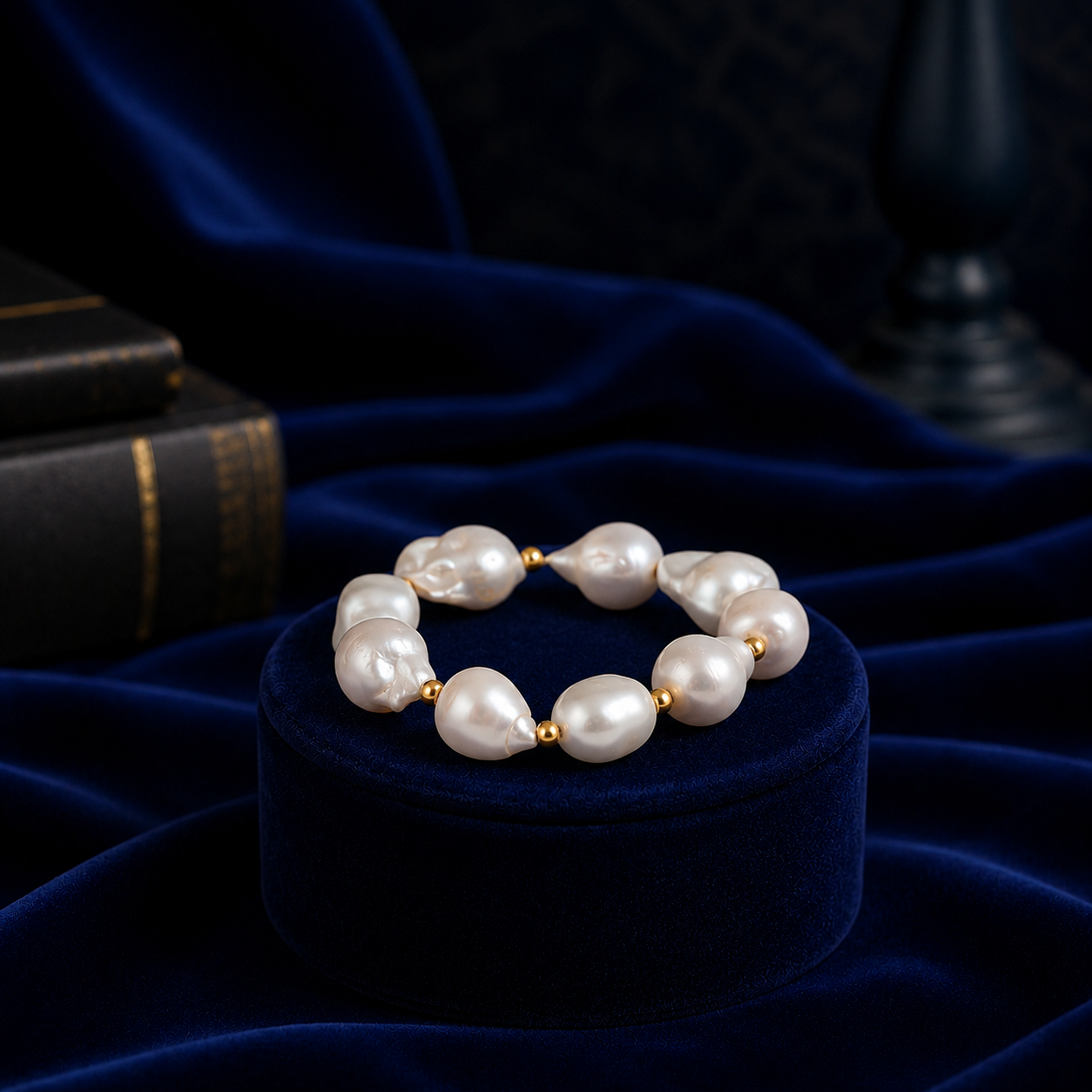 Organic Luxe: Baroque Pearl Bracelet with | Krishna Pearls and Jewellers