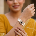 Midnight Majesty: Triple-Strand Pearl
