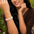 Adjustable Multi-Strand Pearl Bracelet