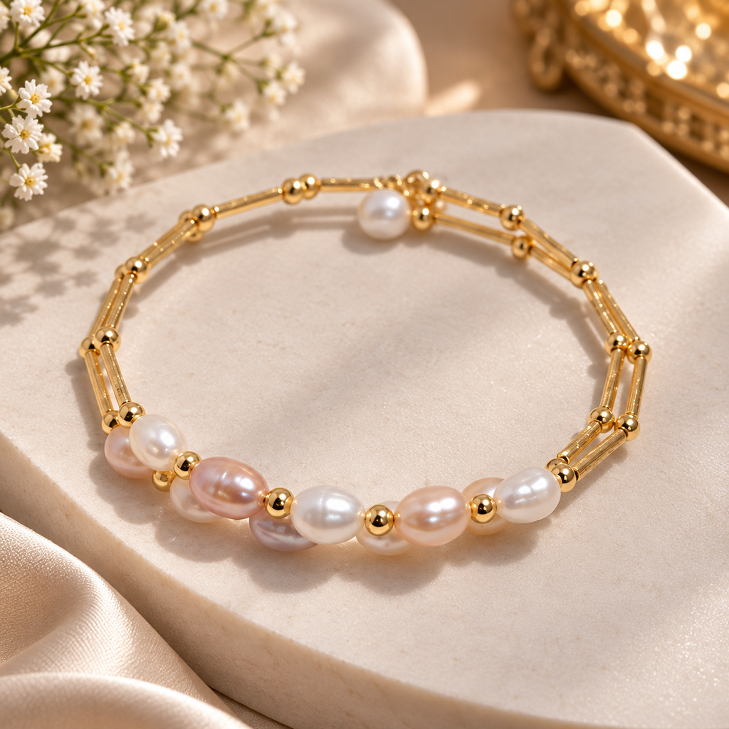 Elegant Pearl Bracelet for Women | Krishna Pearls and Jewellers