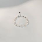 Freshwater Pearl Bracelet | Sterling Silver Adjustable Pearl Bracelet for Women
