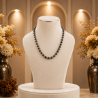 Shaded Multi-Colour Rice Pearl Single Line Mala Necklace (6-9 mm) | Pure Pearl Mala | Krishna Pearls & Jewellers, Hyderabad