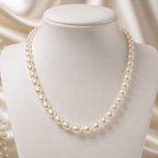 Pearl Rice Mala Necklace for Women | Krishna Pearls and Jewellers