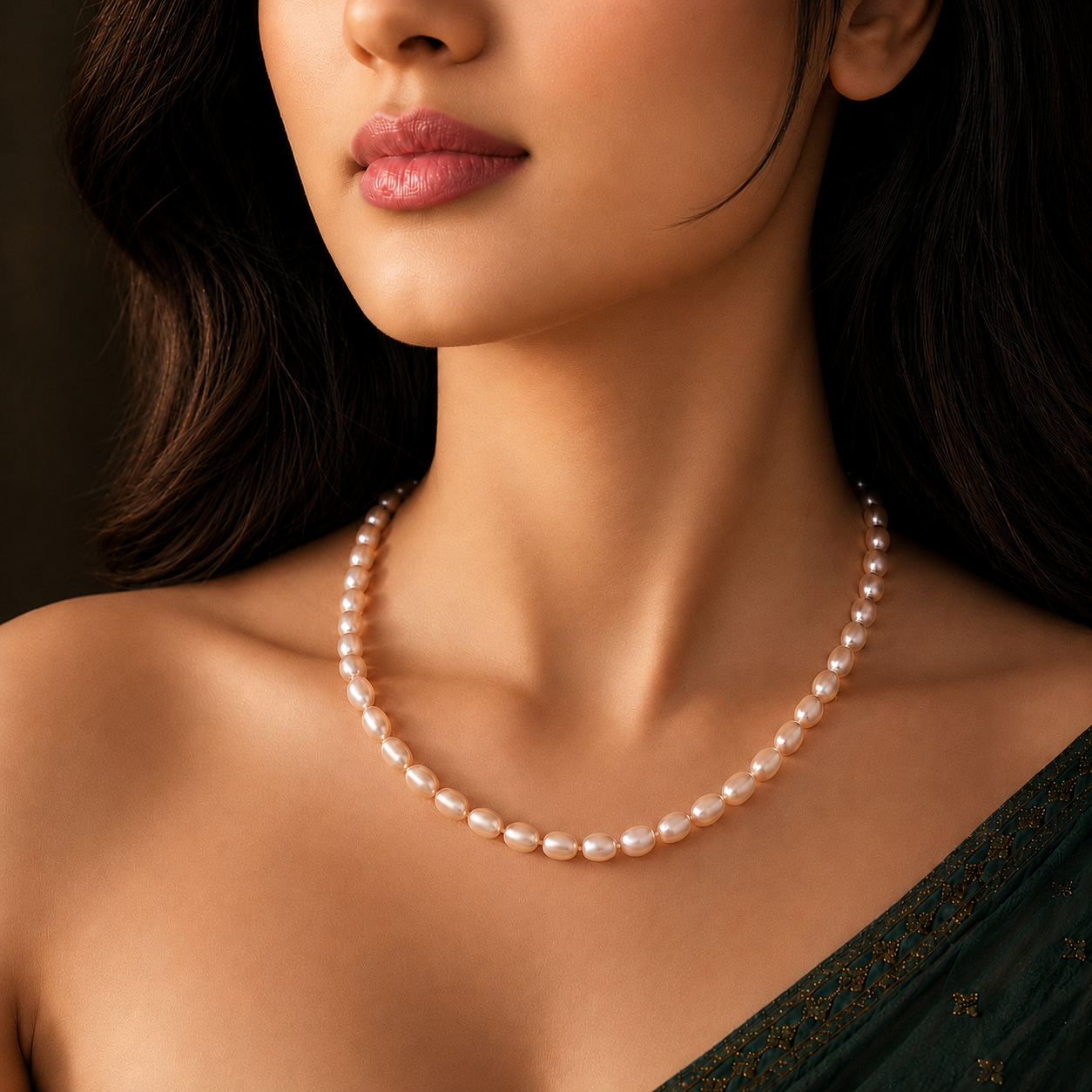 Blush Elegance Pink Pearl String Freshwater