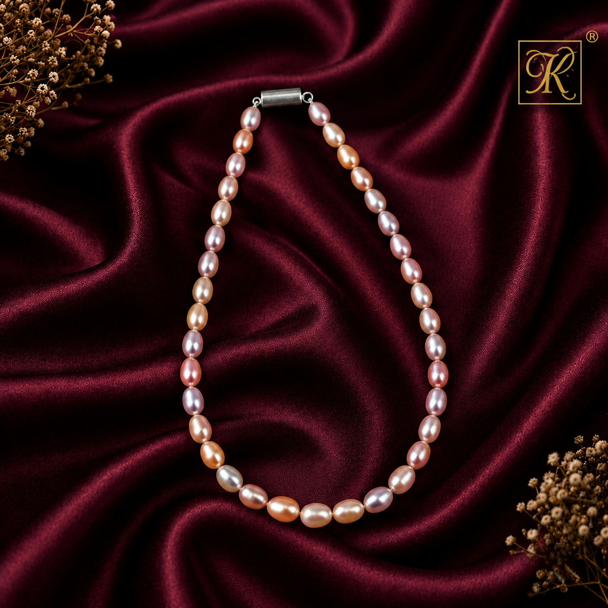 Blush Harmony Freshwater Pearl String | Krishna Pearls and Jewellers
