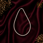 Classic Single-Strand White Freshwater — view 3 — pearl jewellery — Krishna Pearls Hyderabad