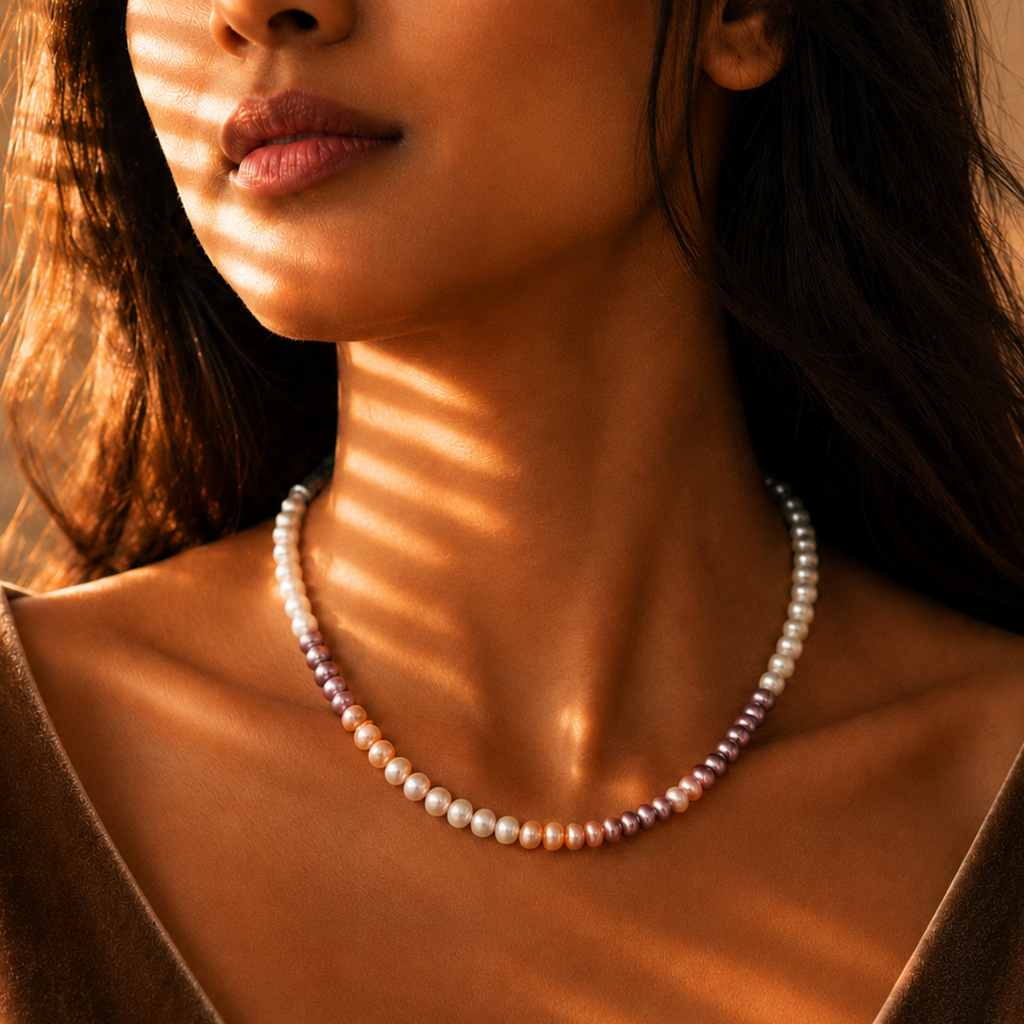Pastel Elegance Multicolor Pearl String