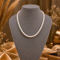 Classic White Round Pearl String – Timeless | Krishna Pearls and Jewellers