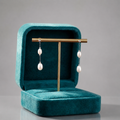 Classic Freshwater Pearl Drop Earrings in Sterling Silver | Elegant Pearl Dangle Earrings for Women