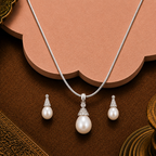 Timeless Teardrop Pearl Elegance Freshwater — view 2 — pearl jewellery — Krishna Pearls Hyderabad
