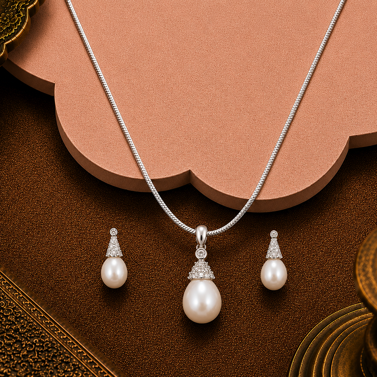 Timeless Teardrop Pearl Elegance Freshwater | Krishna Pearls and Jewellers