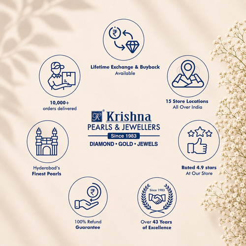 Couture Semi-Precious Pearl with CZ & Red Stone Earrings & Pendant Set in Gold | Pearl Jewellery Set | Krishna Pearls & Jewellers