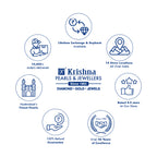 Graceful Layered Pearl Necklace Set with | Krishna Pearls and Jewellers